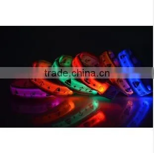 Waterproof led usb rechargeable flashing dog collars & leashes