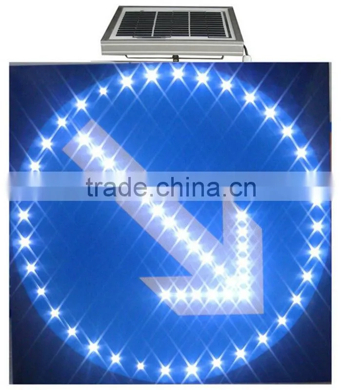 LED Ban pedestrians solar traffic sign