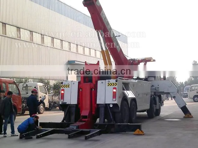 SINOTRUK HOWO 8x4 30Ton flatbed tow truck