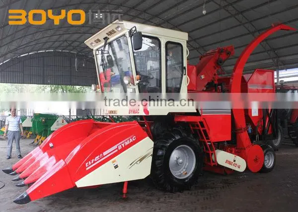 4YZ-4AH corn harvester with silage machine