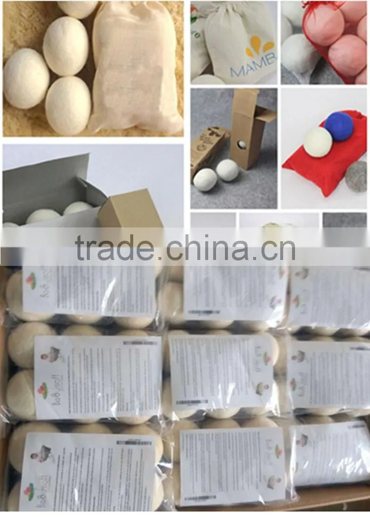 Absolutely Handmade 100% wool dryer balls/laundry washing ball
