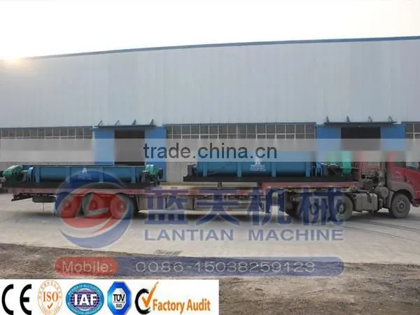 Automatic double-shaft concrete mixer for brick making machine