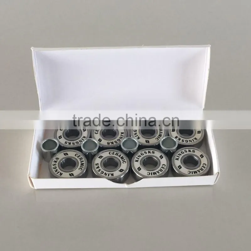 Skate board bearings spacer for skate board and skate