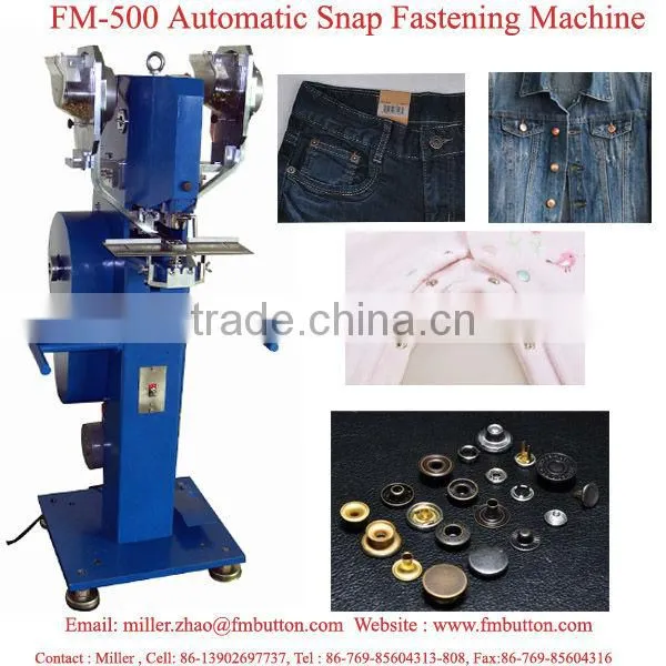 prong snap button machine supplier
