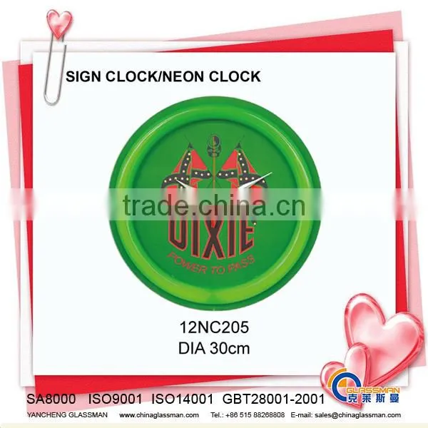 NEON CLOCK WALL CLOCK 12NC205