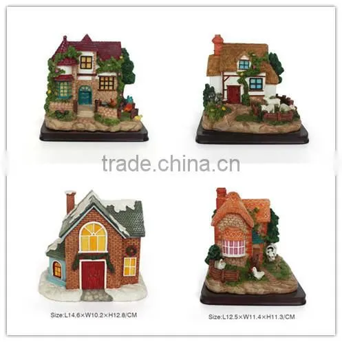 2015 New Coming Christmas Miniature Model House