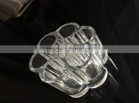 cy270 Plum Flower Clear Acrylic Makeup Organizer Insert Makeup Box Lipstick Brush Storage Box Cases