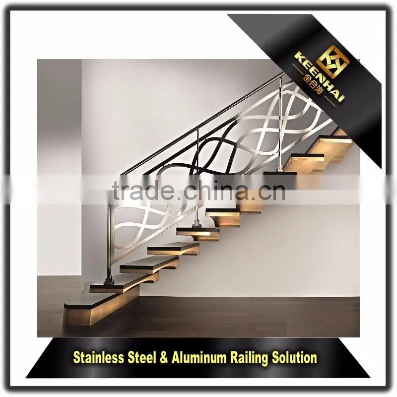 Modern Design Outdoor Stair Balcony 304 Stainless Steel Railing