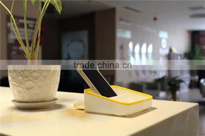 Fashion Creative Desktop Storage Bracket Lazy Office Flat Panel Multifunction Phone Holder Portable Universal Mobile Phone Stand