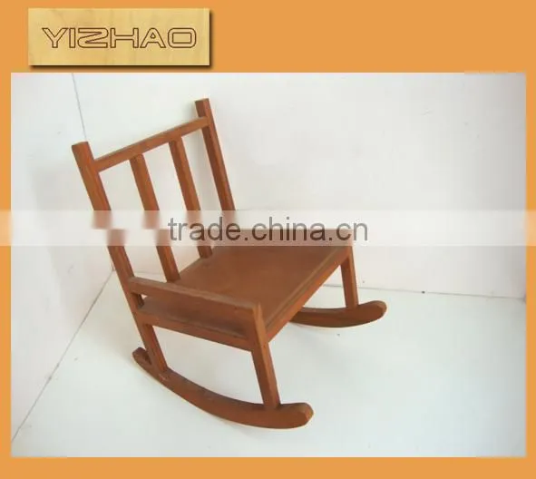 Mini wooden toy chairs