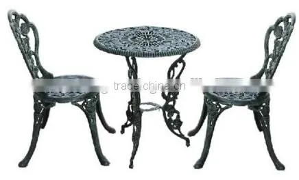 unique restaurant cast aluminum tables and chairs