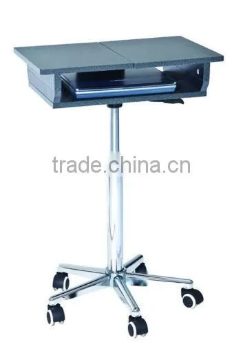 Adjustable Rolling Portable Mobile Computer Notebook Desk Stand Laptop Table