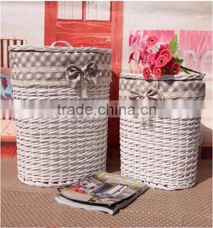 wicker craft round wholesale laundry baskets