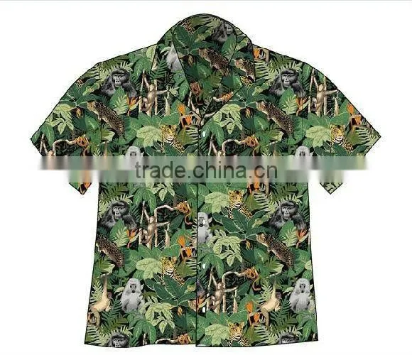 2012 polyester hawaiian short sleeve fashion shirts