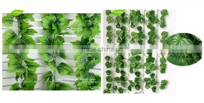 GNW FLV013 Geen Silk Artificial Ivy Vine Leaves Plant for Wall Hanging Decoration