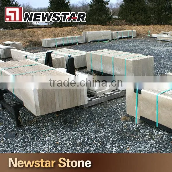Exterior and interior suitable limestone stair,limestone treads,limestone steps