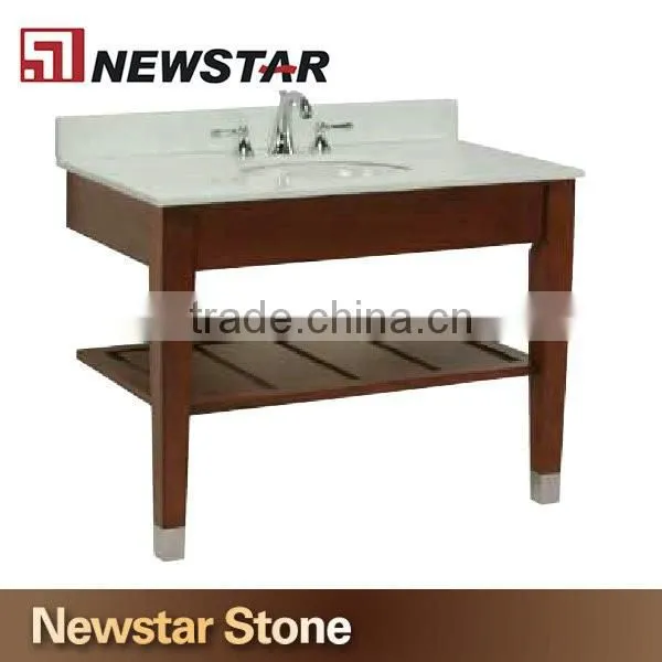 Hotel wall mounted wood vanity base