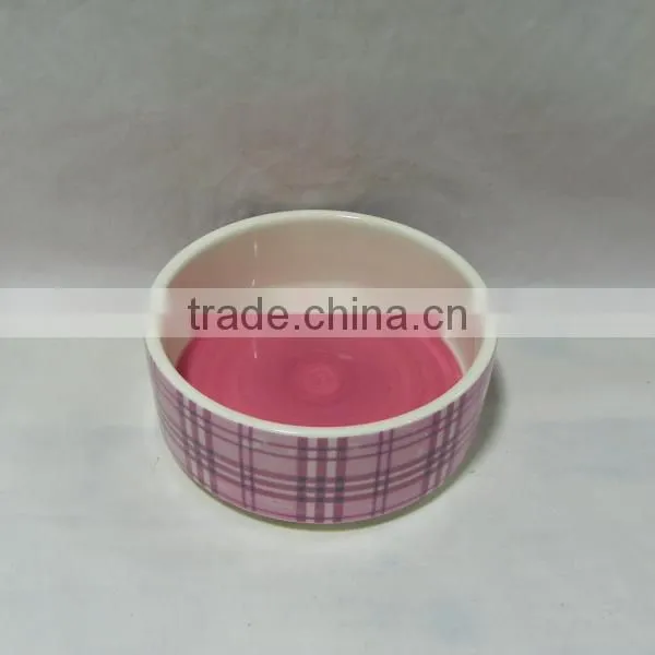 Grating Ceramic Dog Bowl