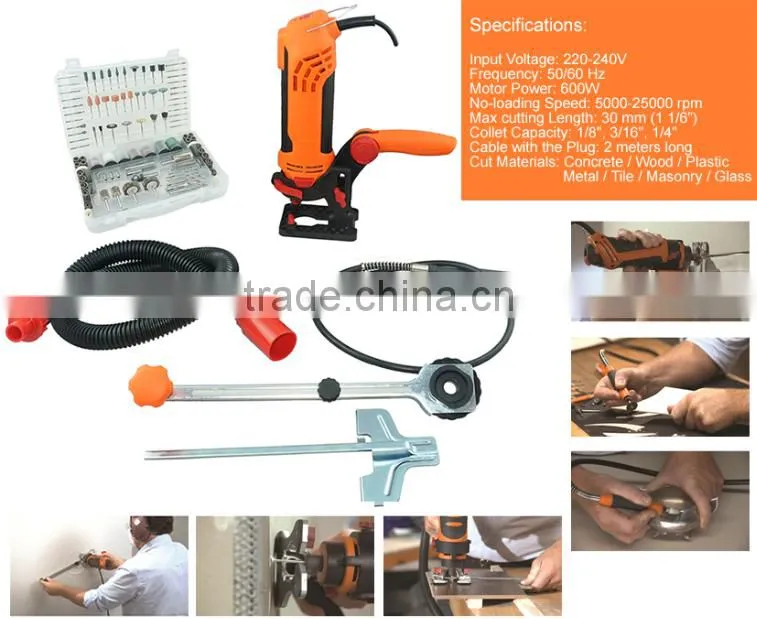 600w Multifunction Power Tool Portable Electric Rotary Tool Handheld Multipurpose Mini Electric Router
