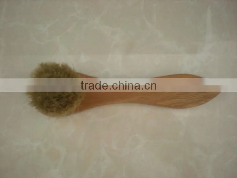 wooden shoe brush