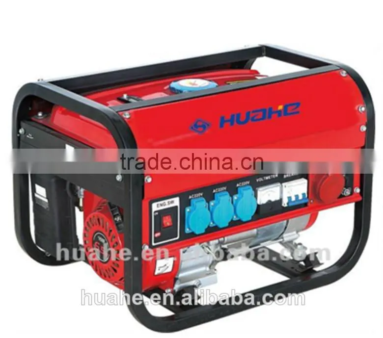 2kw gasoline generator 380v,4-stroke gasoline generator set,gasoline engine generator