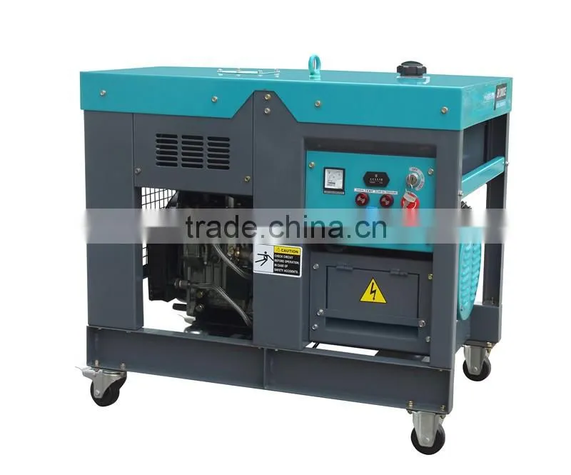 open type 2cylinder air cooled 10 kva diesel generator