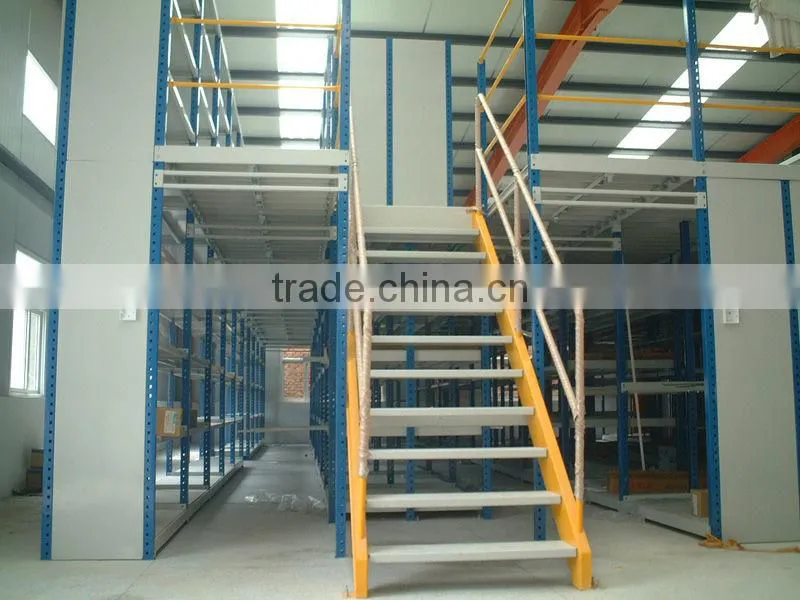 warehouse save space mezzanine floor rack attic