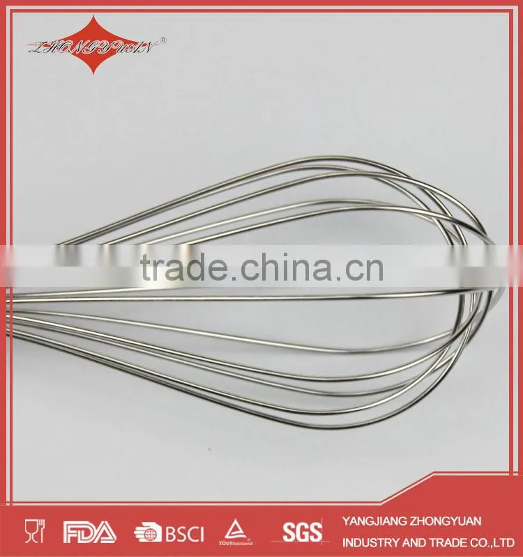 10" rotating stainless steel wire manual egg beater for 2015 new product kitchen tools