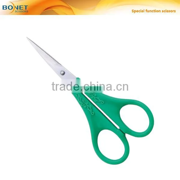 S94004 LFGB certificated ABS with embossed flower manicure instruments and scissors
