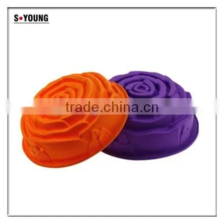 10133ose Shape Silicone cake Mold