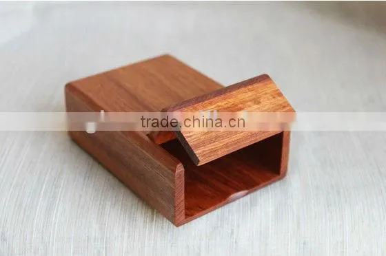 Handmade wooden cigarette box