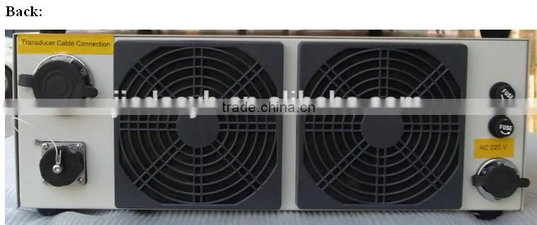 Horizontal continous ultrasonic system