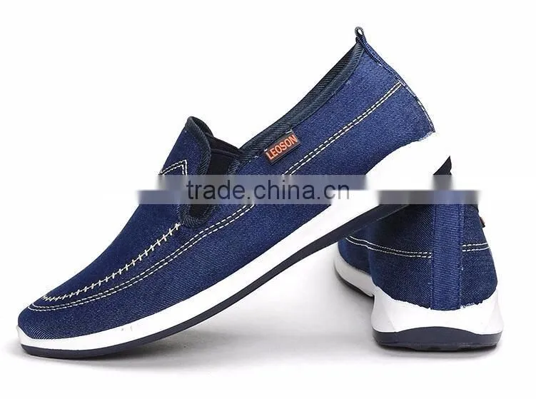 High quality canvas casual shoes men walking sneakers china factory