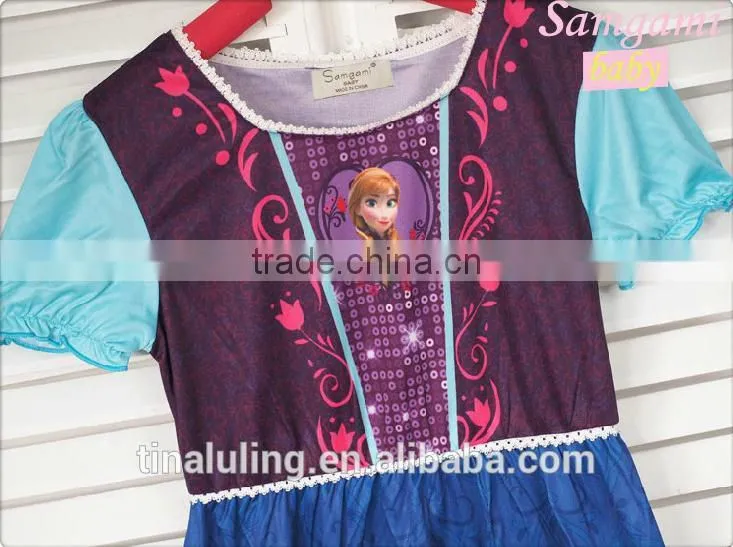 new girls dresses flower baby girls dress princess dress wholesale for 3-8 years girls