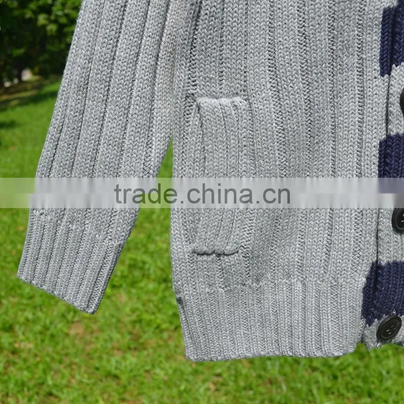 2015 Fashion knitting patterns sweater coat woolen cardigan sweater designs for children