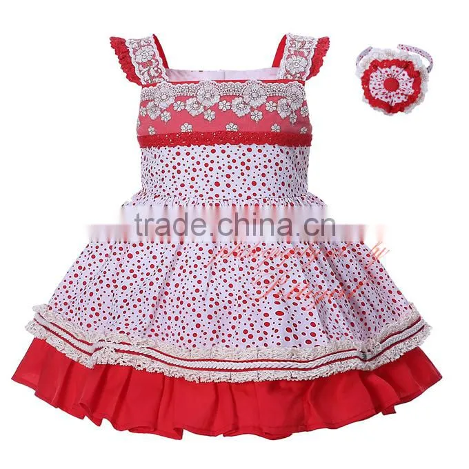 girl party dress children frocks designs spanish clothing