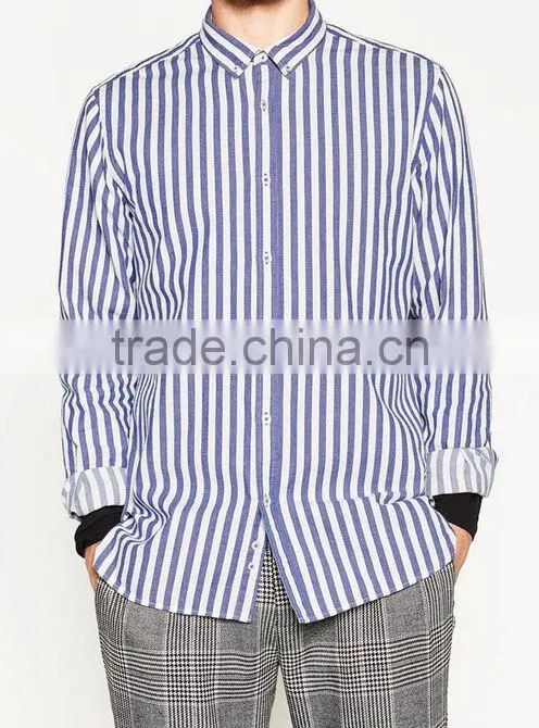 Stripe loose man short sleeve T-shirt
