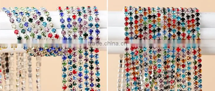 hi-ana rhinestone3 Trade assurance Beautiful ab crystal rhinestone banding trimming