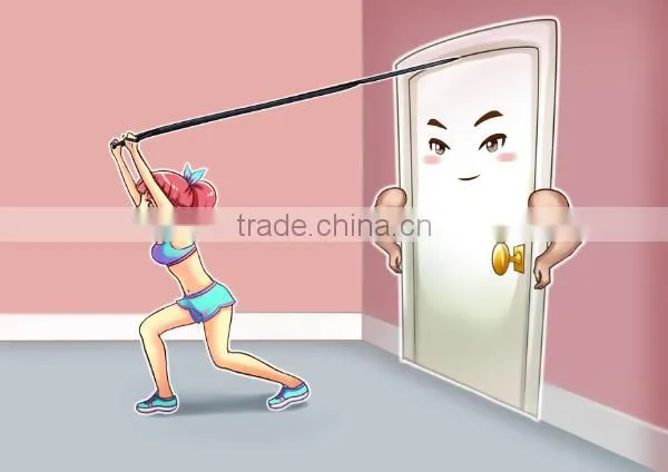 Home Fitness RESISTANCE TRIANER Extender BAND Suspension Straps.