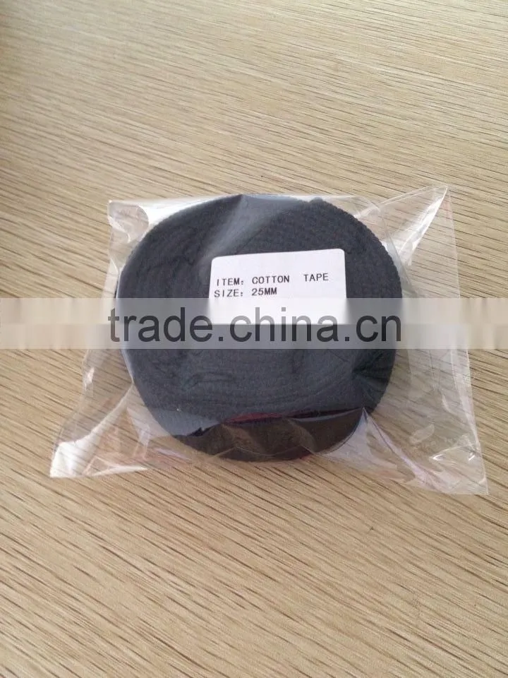 40mm Oeko-Tex certified woven stone washed cotton webbing tape