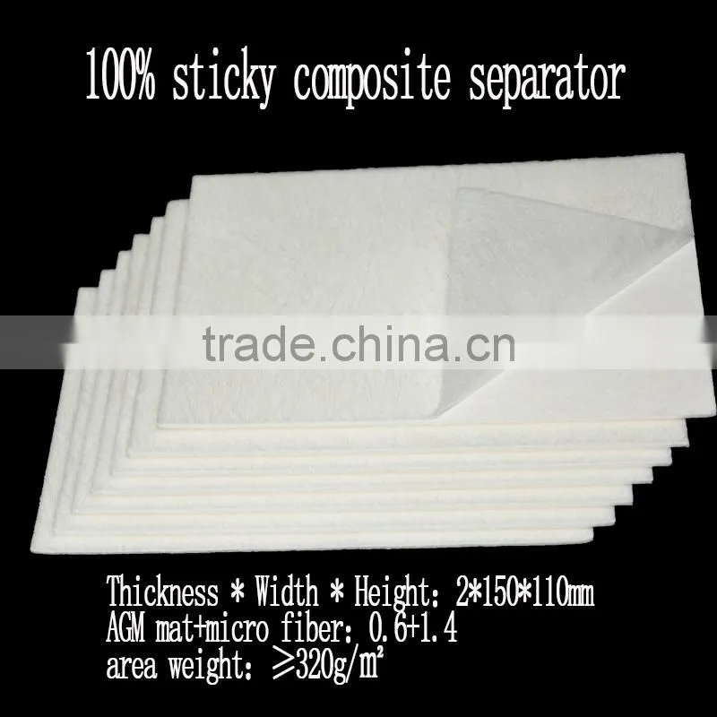 composite fiberglass battery separator
