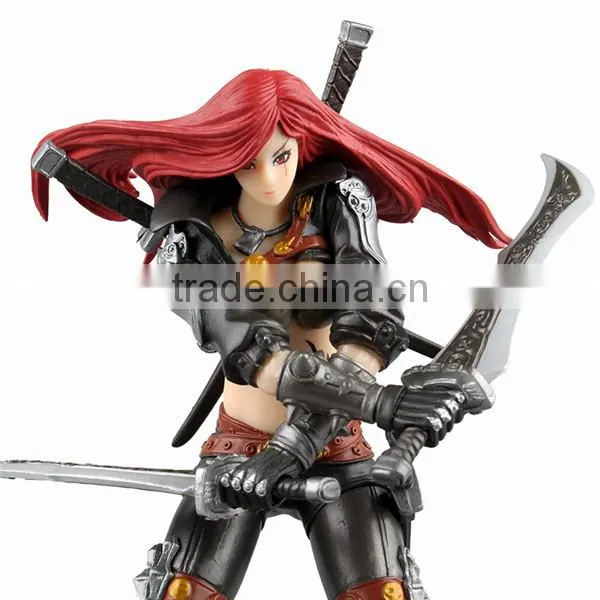 Sveda Wholesale LOL Action Figure, League of Legends The Sinister Blade Katarina Figure, LOL PVC Doll