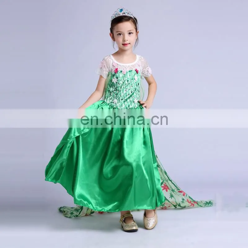 Girl beautiful dress up princess party dress