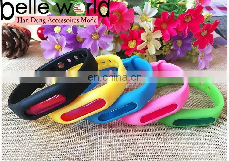 Summer Hot sale Waterproof BUGS LOCK Anti Mosquito Bug Repellent Wrist Band Bracelet Insect Nets
