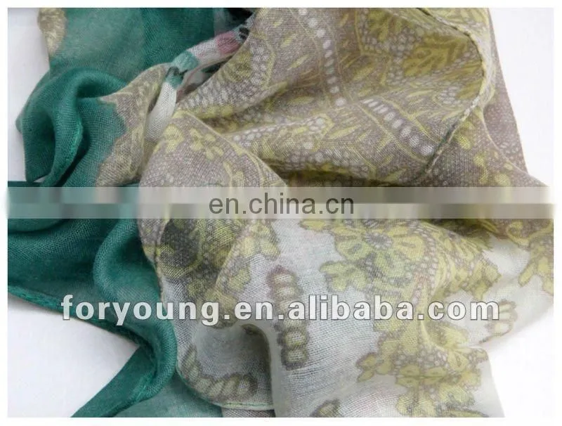 circle printed fashion big dots scarf