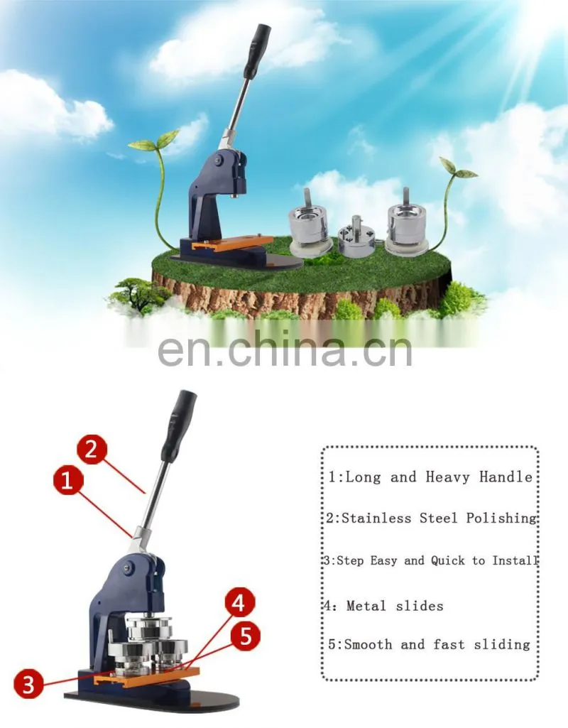New low-price compatible with other shape mold round button badge machine manufacturers including 25 a set of mould