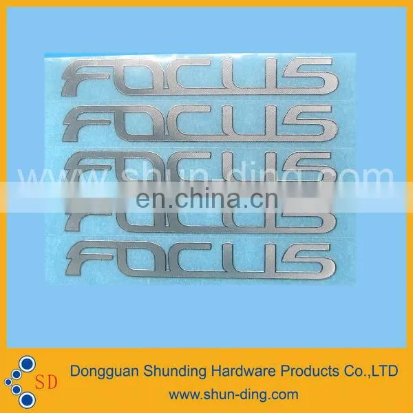 Free tooling charge electroforming nickel computer logo sticker