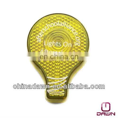 Yellow led warning light clip for school CD-LDJ007
