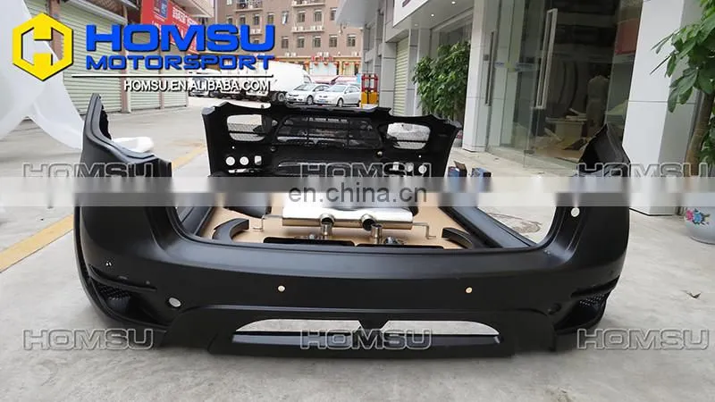 Auto tuning style car spare parts HM wide design FRP fiber glass material body kit for porsch-e cayenn-e 958 body kit 2011-2014