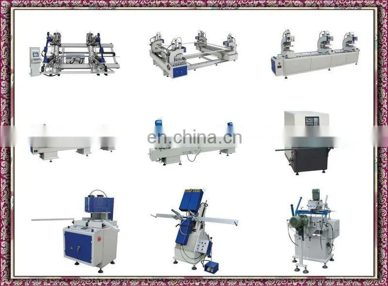 CNC corner cleaner for pvc windows and doors